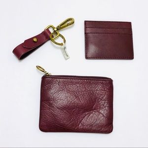 Madewell key chain and wallet lot